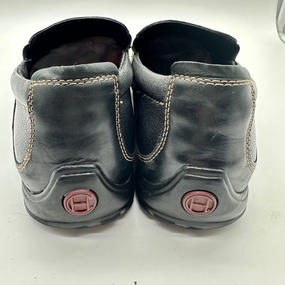 Cole Haan Tucker Venetian Black Leather Driver Loafers Mens Slip On Shoes 10.5M - Picture 9 of 11